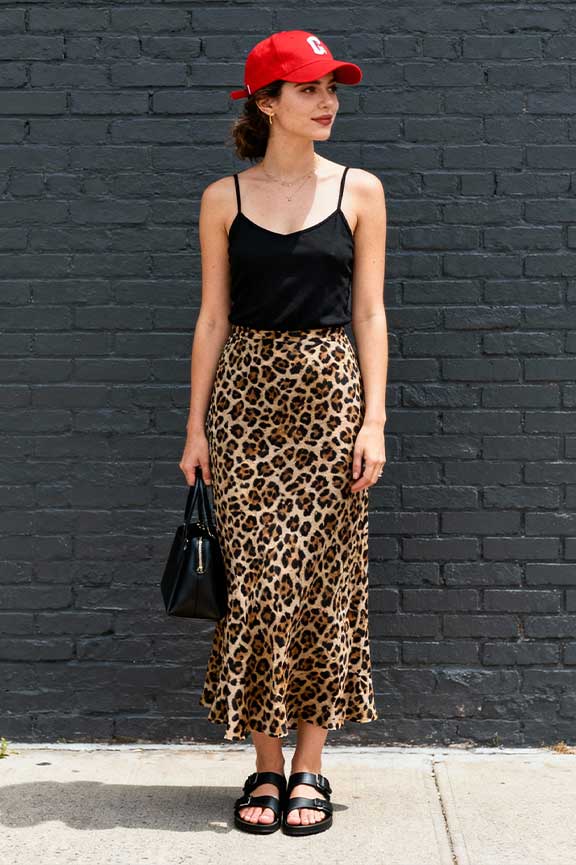 Leopard-Print-Skirt