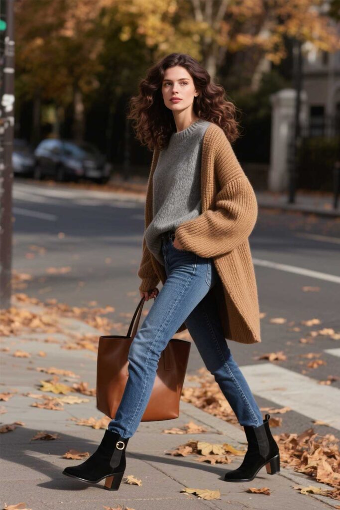 Black-ankle-boots-with-moderate-heel
