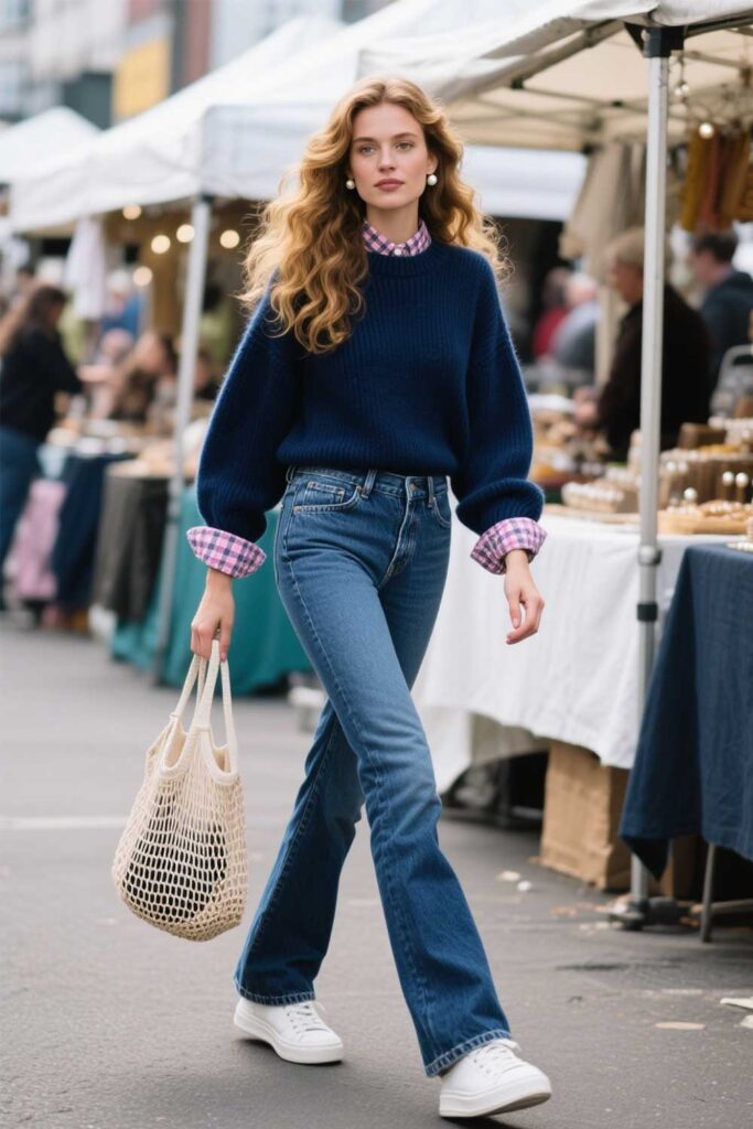 Black-tee-+-leopard-sPremium-denim-+-cozy-knit-+-sleek-sneakerskirt-+-combat-boots