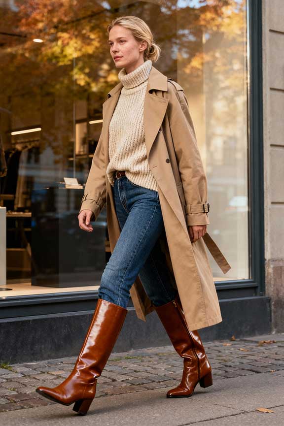 Cognac-knee-high-boots