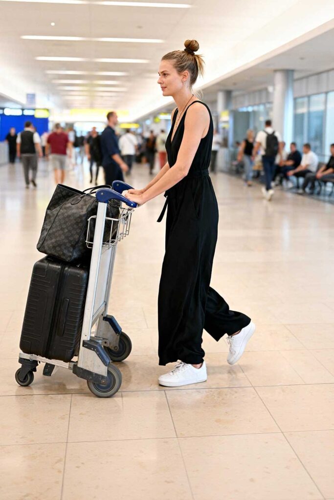 Loose-Jumpsuit-+-White-Sneakers