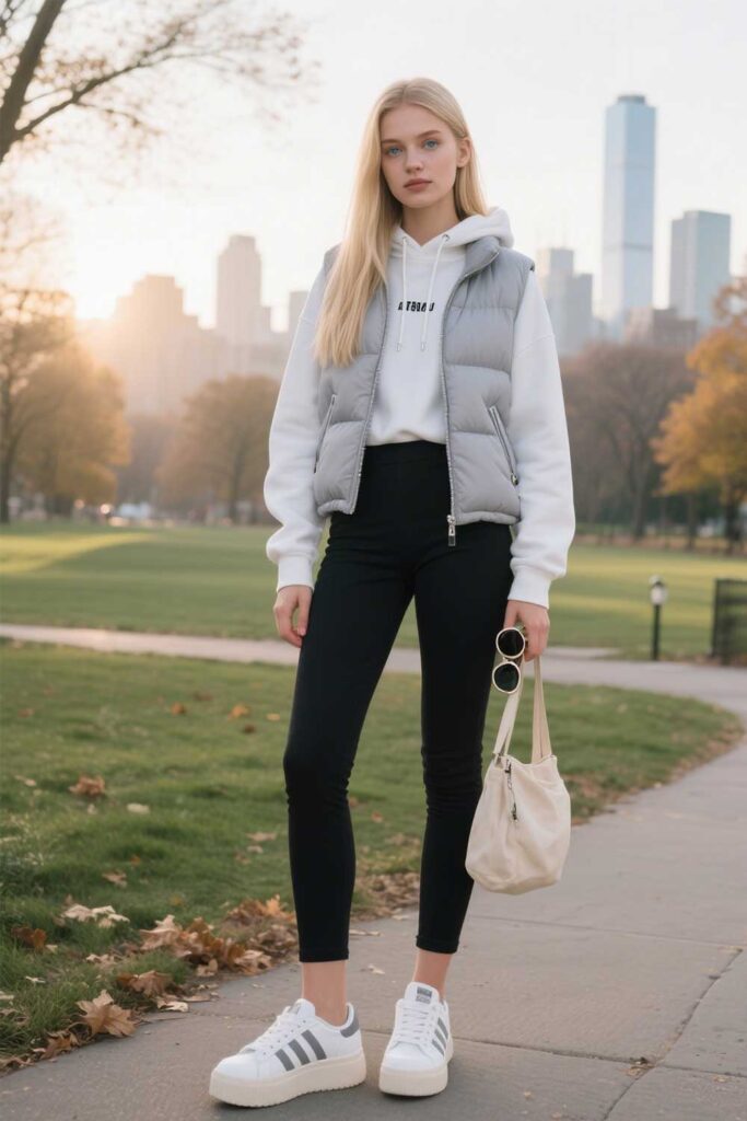 Puffer-Vest-+-Hoodie-+-Leggings