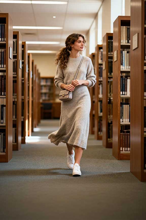 Knit-Dresses-+-White-Sneakers