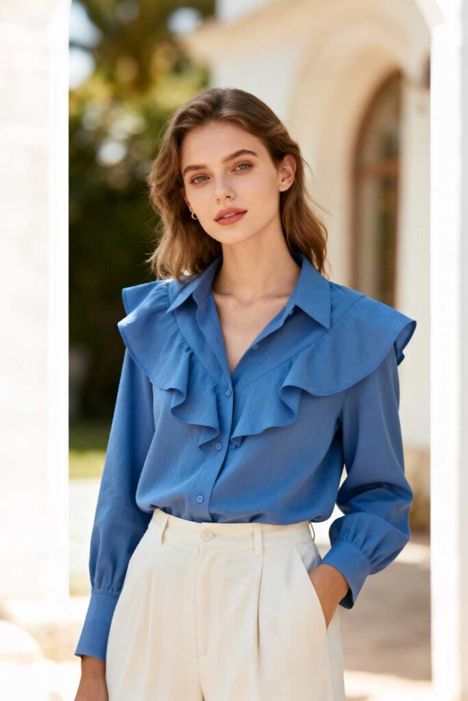 Nice-pants-+-pretty-blouse