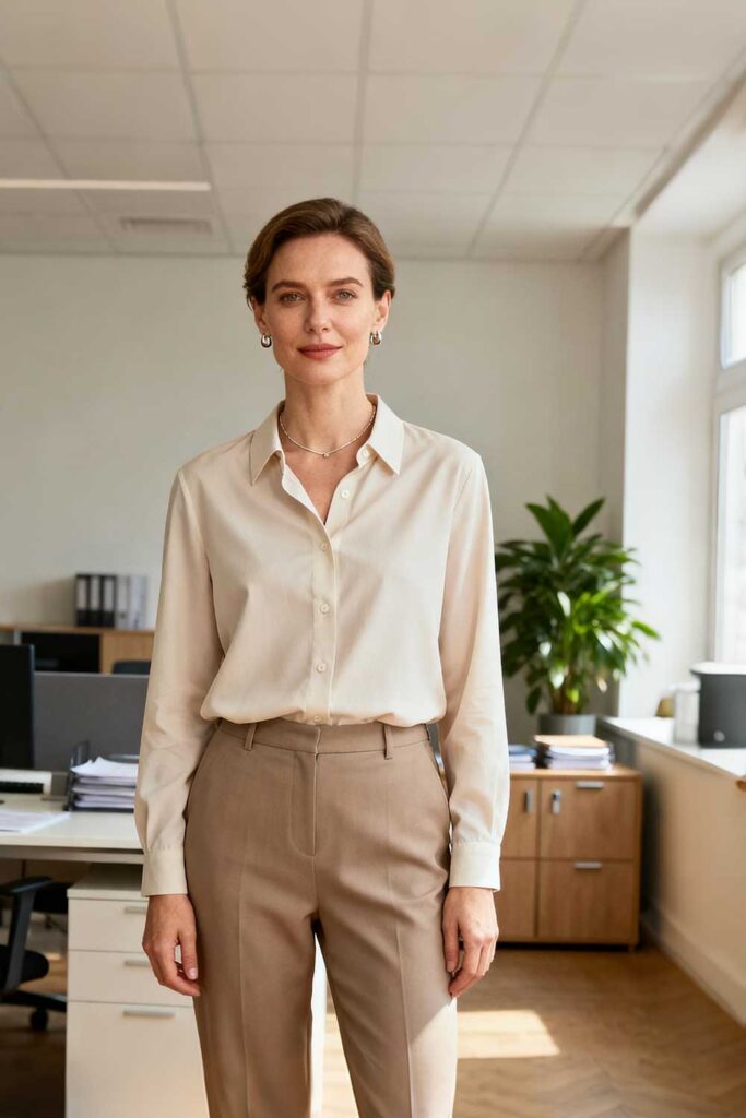 Button-Down-+-Trousers