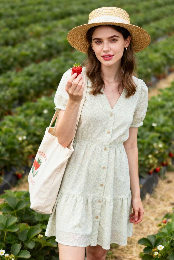 strawberry-picking-dress