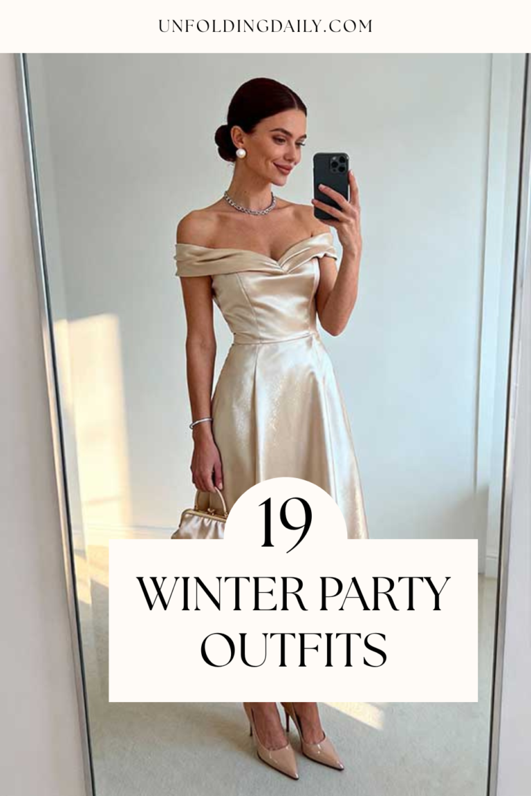 19 Stylish Winter Party Outfit Ideas for Women (Holiday-Ready Looks!)